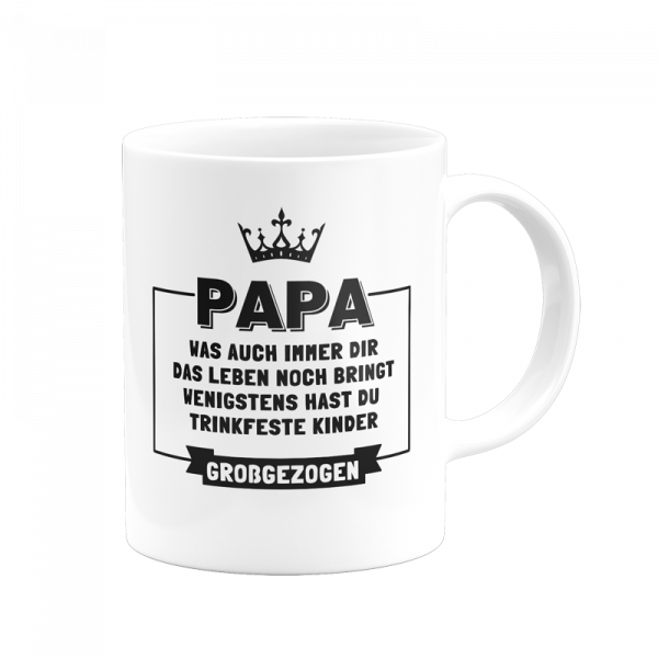 Tasse - Trinkfeste Kinder - Verschiedene Designs - [weiß]